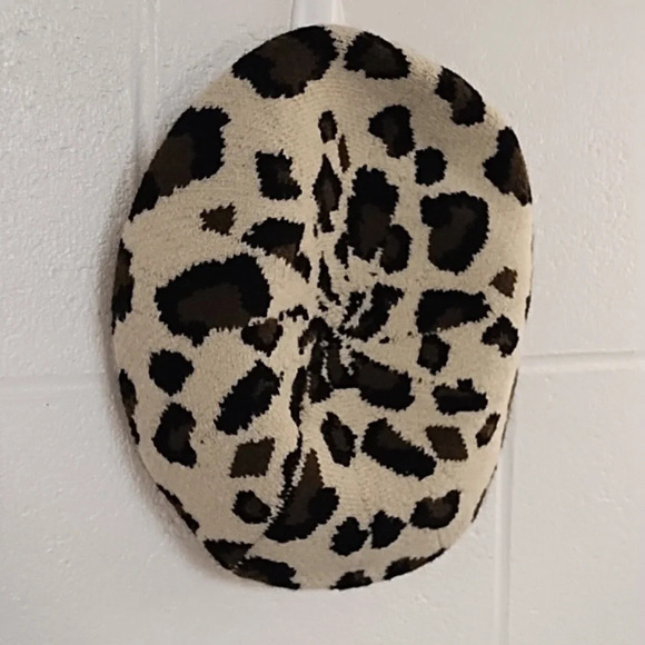 Leopard Print Beret Hat Soft & Stretchy OSFA - Picture 1 of 7